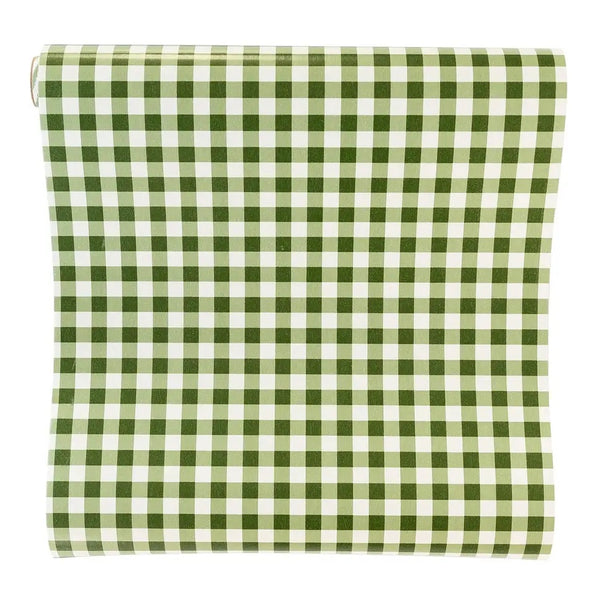 TABLERUNNER - GREEN GINGHAM