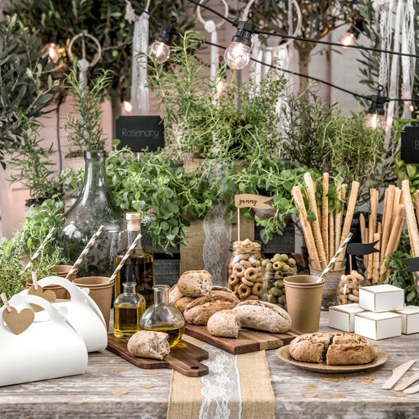 PLATES LARGE - BROWN KRAFT