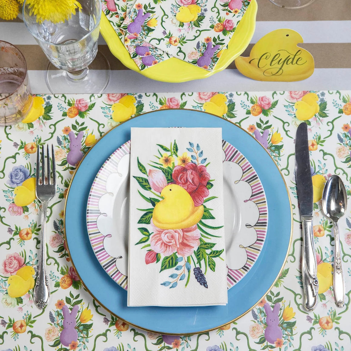 PLACEMATS - PEEPS® GARDEN TOILE (Pack of 24)