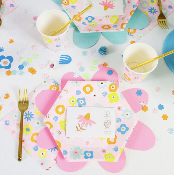 PLATES - SMALL FLORA DAYDREAM SOCIETY, PLATES, Daydream Society - Bon + Co. Party Studio