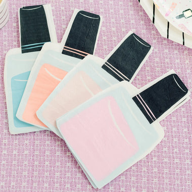 NAPKINS LARGE - MIXED PASTEL SWEET DREAMS NAIL POLISH SPA PARTY