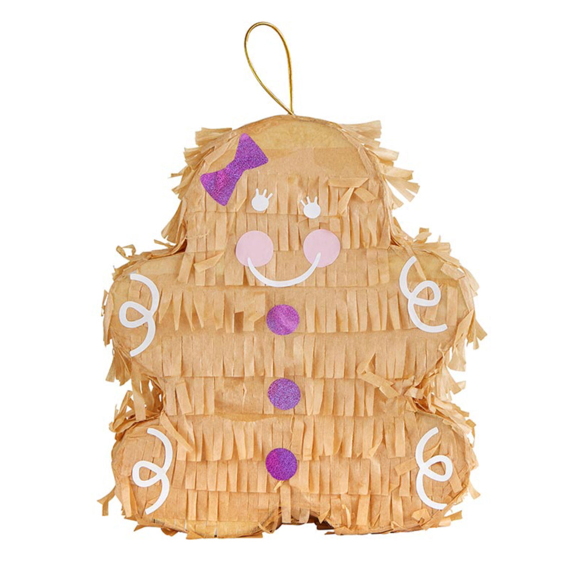 SMALL PINATA - GINGERBREAD COOKIE