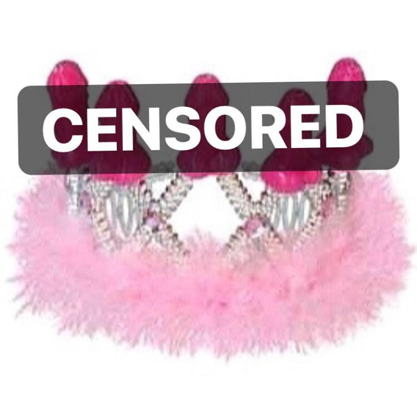 BACHELORETTE - ADULT WILLIE TIARA, willie tiara, SKS - Beistle Co - Bon + Co. Party Studio