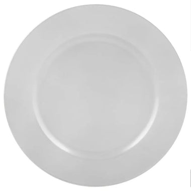 PLATES CHARGER - EXTRA LARGE MATTE SILVER