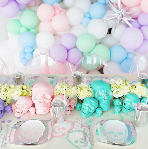 NAPKINS SMALL - HALLOWEEN PASTEL SKELETON