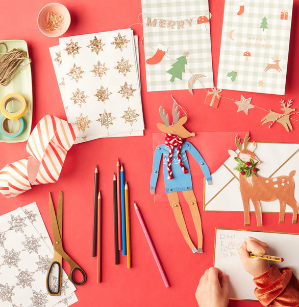 GREETING CARD - MERI MERI DANCING REINDEER