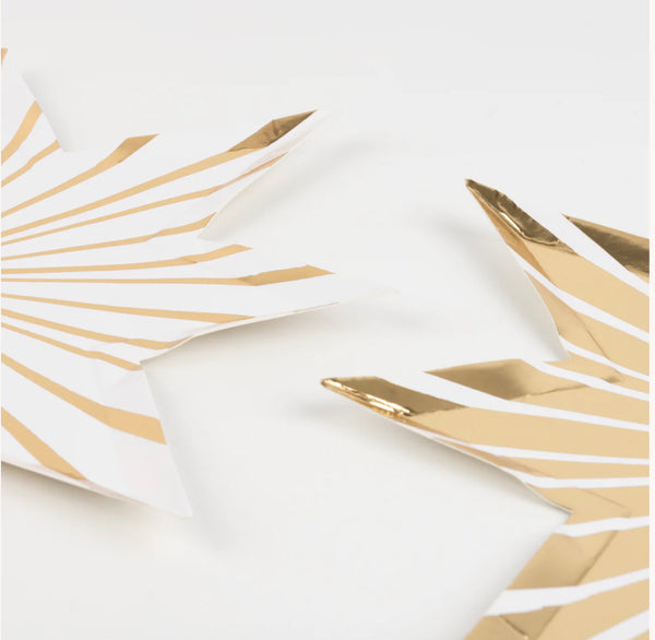 PLATES SMALL - SPACE STAR GOLD BURST