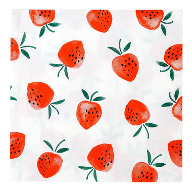 NAPKINS LARGE - FRUIT STRAWBERRY