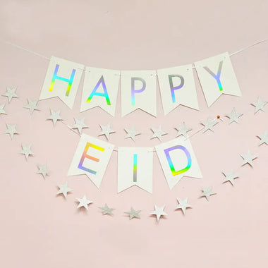 BANNER - HAPPY EID HOLOGRAPHIC