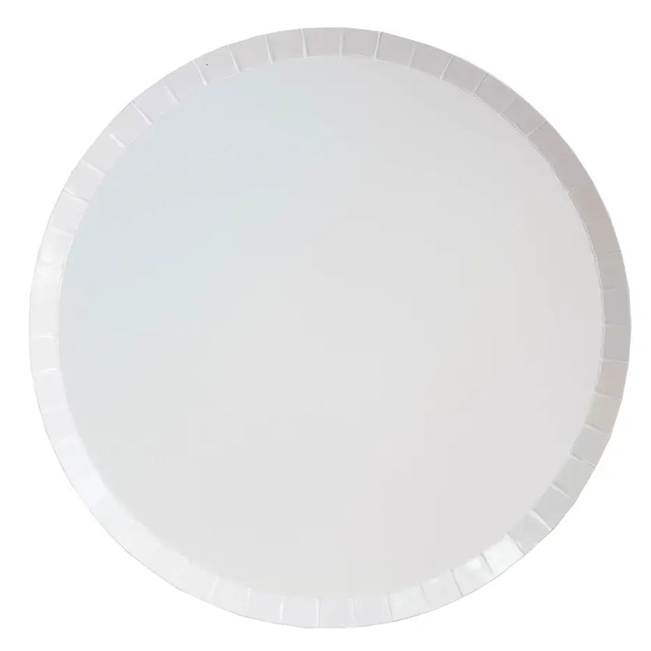 PLATES XL DINNER - WHITE PEARLESCENT SHADE