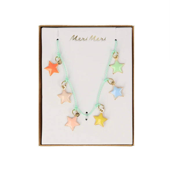 NECKLACE - PASTEL ENAMEL STARS