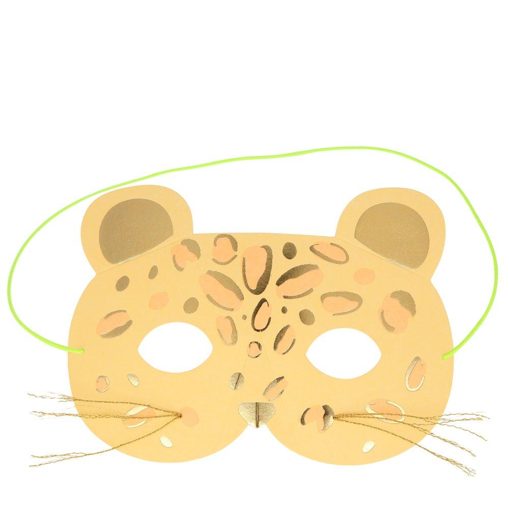 GREETING CARD - LEOPARD MASK