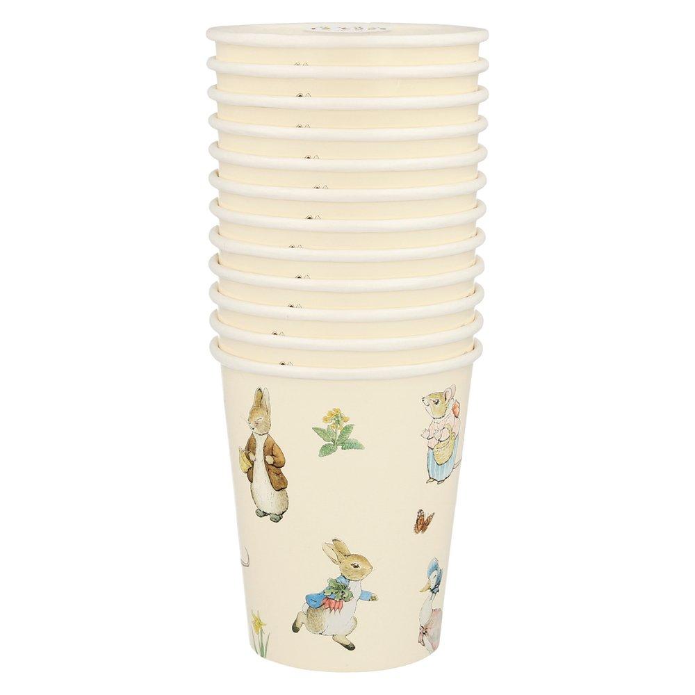 CUPS - ANIMAL BUNNY EASTER PETER RABBIT & FRIENDS