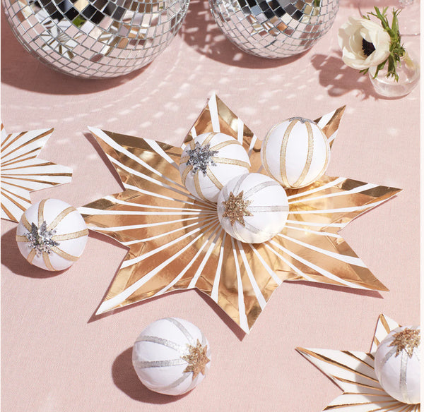 PLATES SMALL - SPACE STAR GOLD BURST