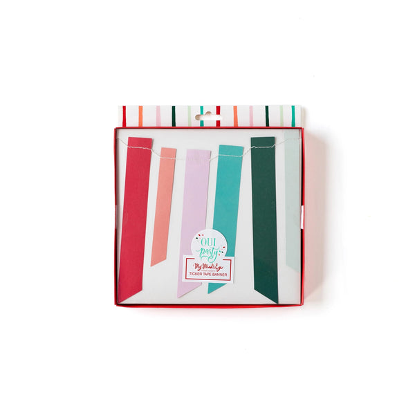 BANNER - TICKER TAPE FA LA LA