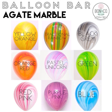 BALLOON BAR - AGATE MARBLE 11"