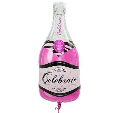 BALLOONS - BEVERAGE BOTTLE CHAMPAGNE PINK, Balloons, Anagram - Bon + Co. Party Studio