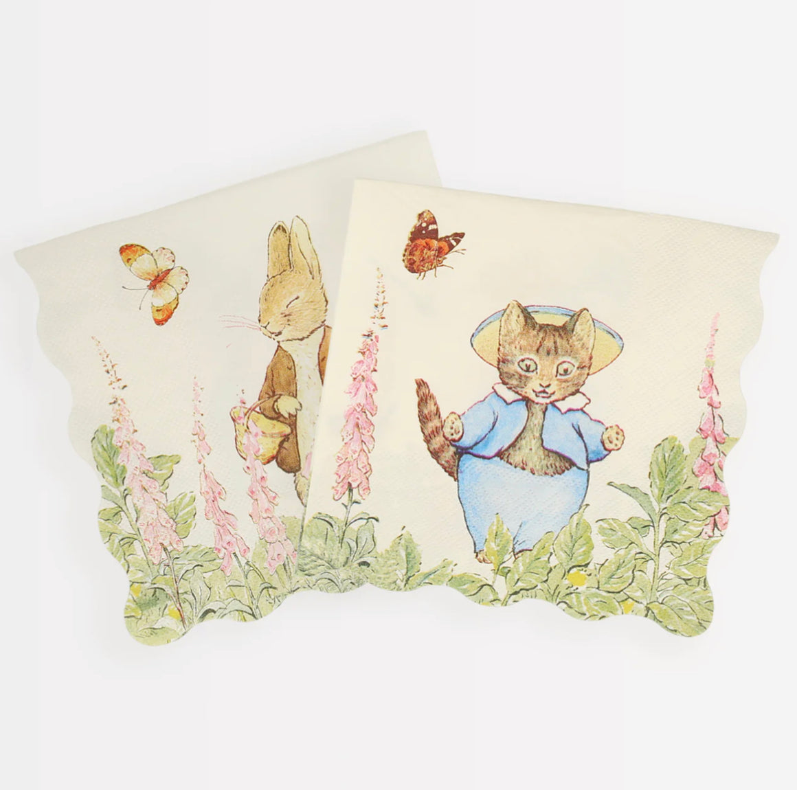 NAPKINS LARGE - ANIMAL BUNNY PETER RABBIT IN THE GARDENS
