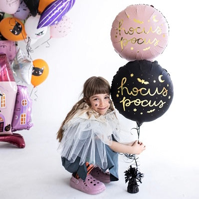 BALLOONS - HALLOWEEN HOCUS POCUS BLACK