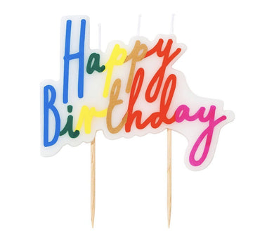 CANDLES - RAINBOW HAPPY BIRTHDAY SCRIPT