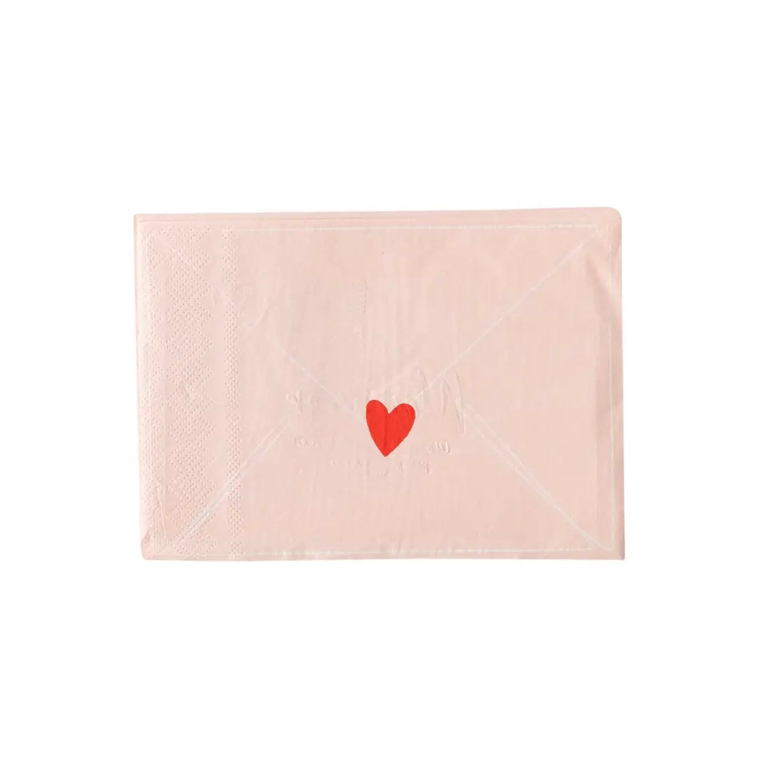 NAPKINS SMALL - VALENTINES LOVE NOTE FROM PARIS