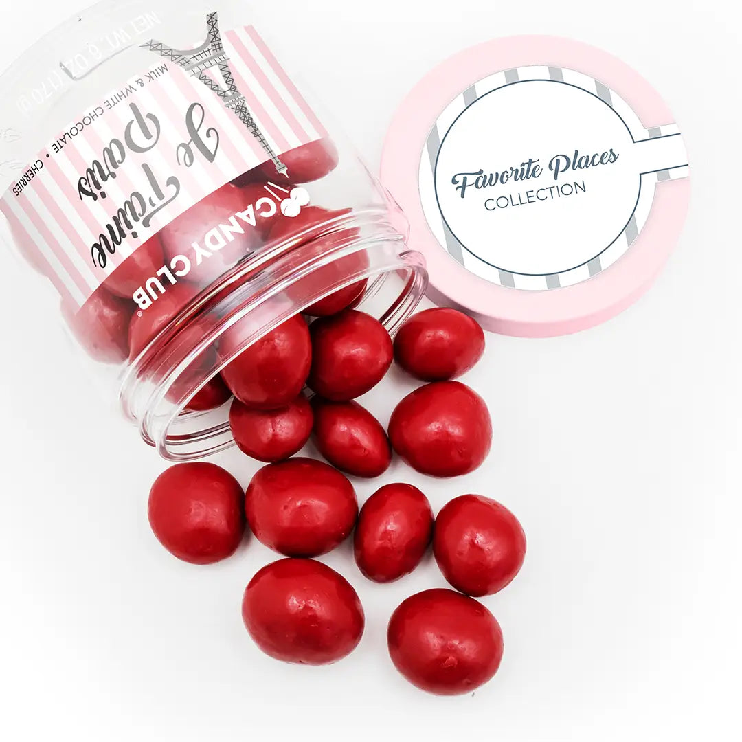 PREMIUM CANDY - CANDY CLUB LIMITED EDITION JE T’AIME PARIS CHOCOLATE COVERED CHERRIES