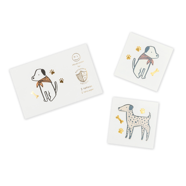 LARGE TATTOOS - DAYDREAM SOCIETY DOG BOW WOW