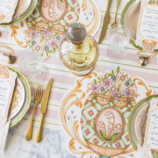 PLACEMATS - DIE-CUT EXQUISITE EGG (Pack of 12)