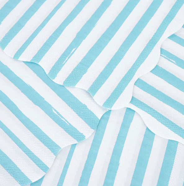 NAPKINS SMALL - BLUE STRIPE