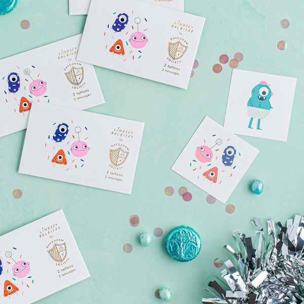 LARGE TATTOOS - DAYDREAM SOCIETY LITTLE MONSTERS