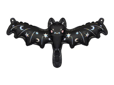 BALLOONS - HALLOWEEN BAT WITH STARS SUPERHERO