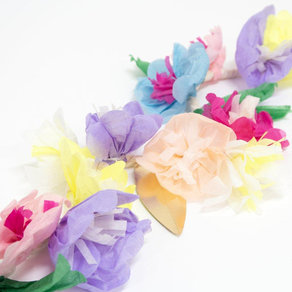 GARLAND - MERI MERI FLOWER BLOSSOM LILAC