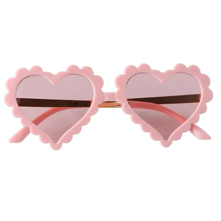 KIDS SUNGLASSES - HEART SUNNIES PINK