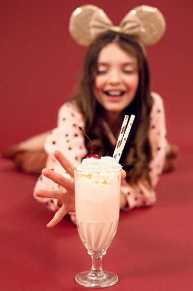 STRAWS - STARS ROSE GOLD (10 pack)