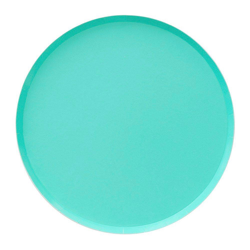 PLATES LARGE - GREEN TEAL OH HAPPY DAY
