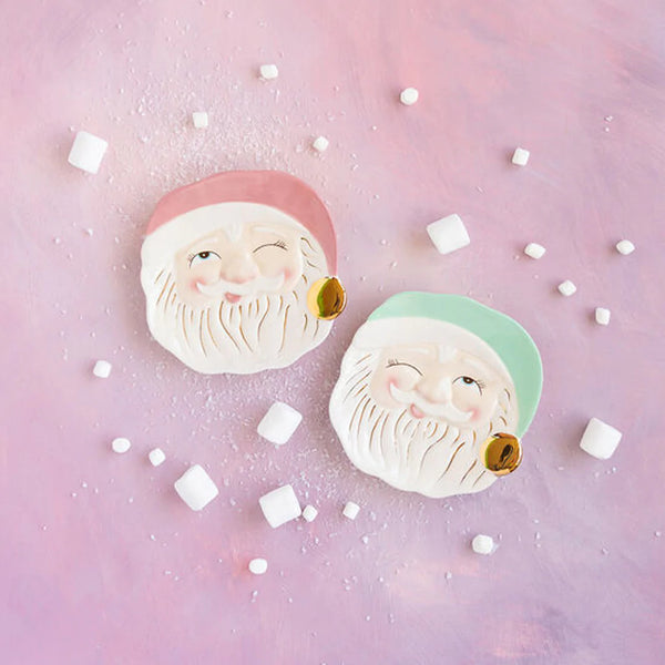 GLITTERVILLE CHRISTMAS - PAPA NOEL COOKIE PLATE is