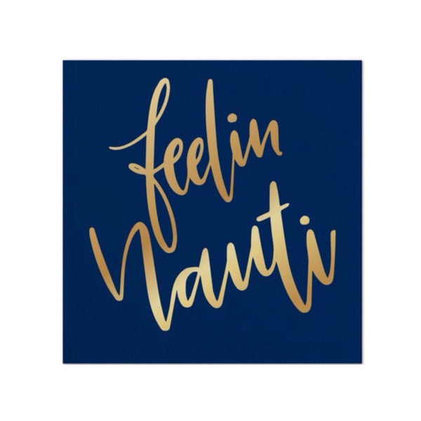 NAPKINS - COCKTAIL FEELIN NAUTI, NAPKINS, Old Country Design - Bon + Co. Party Studio