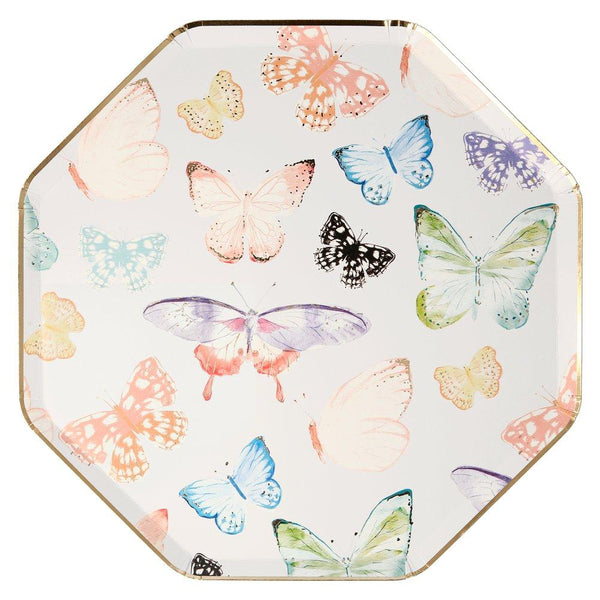 PLATES XL DINNER - ANIMAL BUTTERFLY MERI MERI