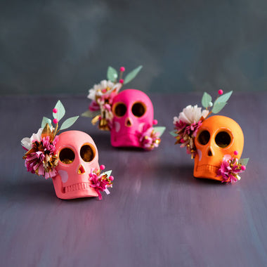 GLITTERVILLE HALLOWEEN - FLORAL SKULLS