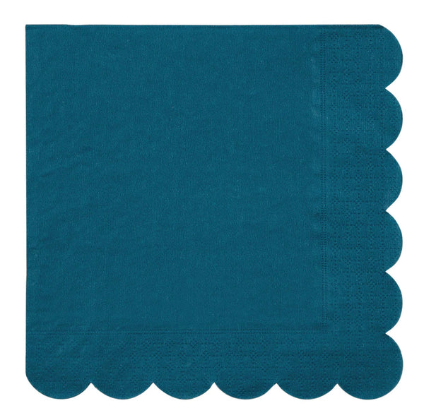 NAPKINS LARGE - GREEN DARK TEAL MERI MERI