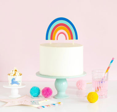 CAKE TOPPER - ACRYLIC MAGICAL RAINBOW MY MINDS EYE