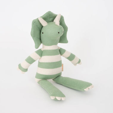 DOLLS + TOYS - MAX THE TRICERATOPS DINOSAUR ORGANIC COTTON BABY