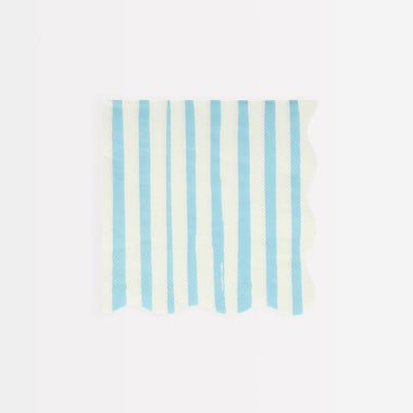 NAPKINS SMALL - BLUE STRIPE