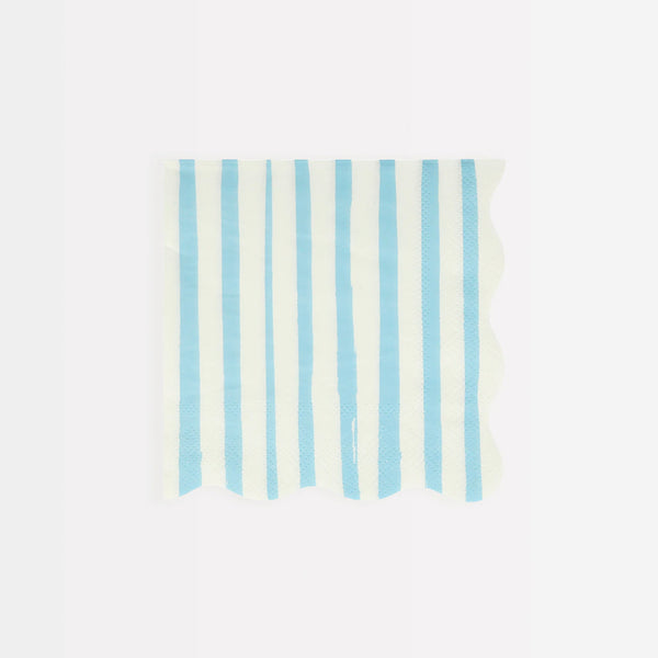 NAPKINS SMALL - BLUE STRIPE