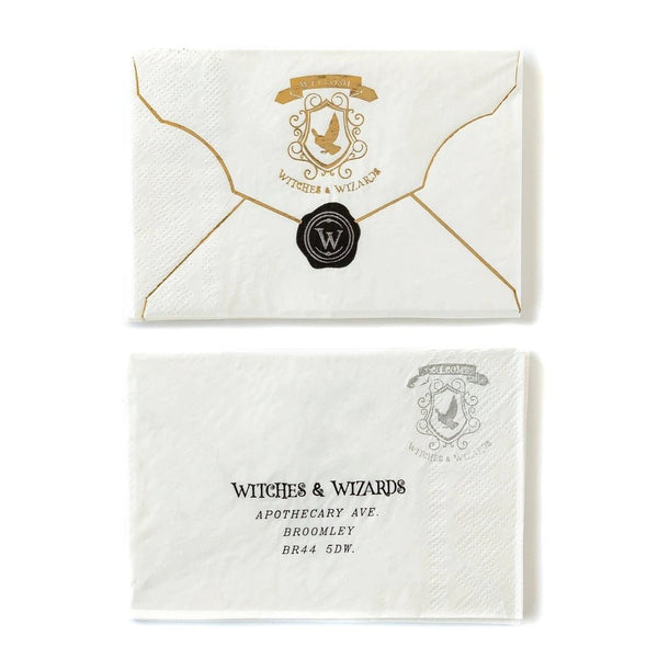 NAPKINS SMALL - HALLOWEEN SPELLBOUND ENVELOPE HARRY POTTER