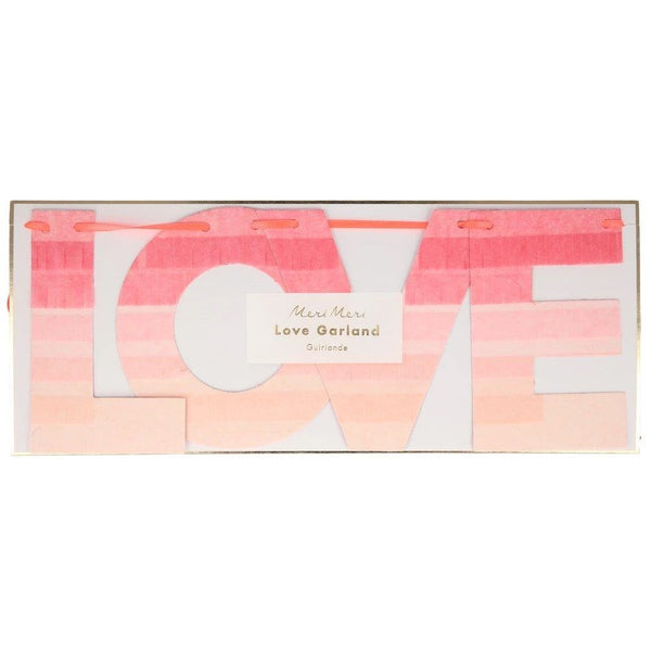 WORD MIX GARLAND - MERI MERI VALENTINES LOVE OMBRE