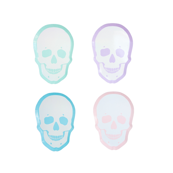 PLATES SMALL - HALLOWEEN PASTEL SKELETON