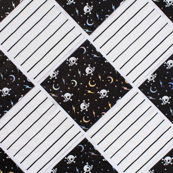 NAPKINS - LARGE DAYDREAM SOCIETY DOOMSDAY SKULLS, NAPKINS, Daydream Society - Bon + Co. Party Studio