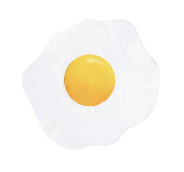 NAPKINS - YOLKS ON YOU DIE-CUT EGG, NAPKINS, Jollity & Co - Bon + Co. Party Studio