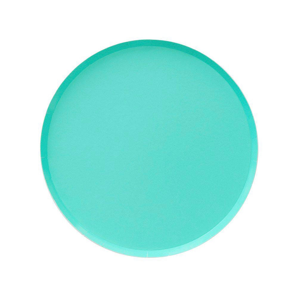 PLATES SMALL - GREEN TEAL OH HAPPY DAY